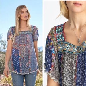 Johnny Was Kichica Padme Blosue / Xs